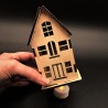 Casa miniatura de fusta A